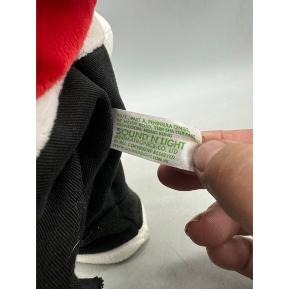 Merry Bright Singing & Dancing Bulldog Christmas Plush Toy 14" Tall READ - Picture 7 of 9